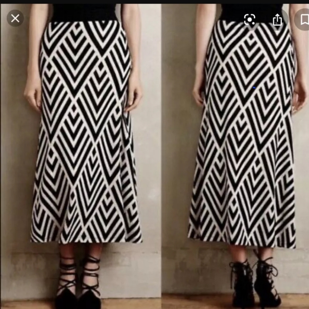Anthropologie Maeve Knitted Long Skirt